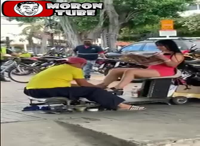 Video :Do you think she wears underwear